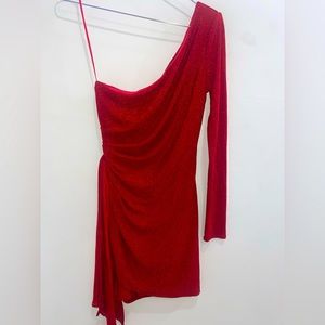 Meshki Red Sparkling Dress